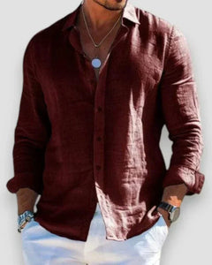 Viktor Bluse in Marrone