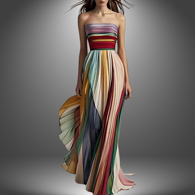 Asien | Langes Casual Premium Kleid