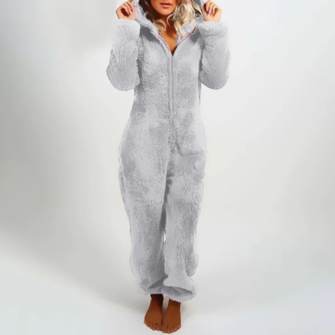 Eudora - Flauschiger Winter-Jumpsuit
