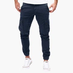 Bequeme Herren Cargo Jogger - Stilvolles Design für Jeden Anlass in Marineblau