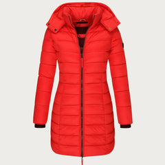Simone™ | Wasserdichte Winterjacke für Damen in Rot