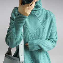 Roos | Elegance Sweater in Blau