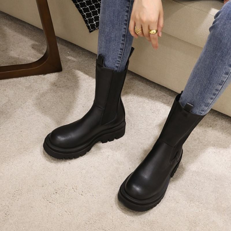 Chunky Sohle Stiefeletten für Damen