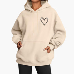 Selina | Lässiger Hoodie in Khaki
