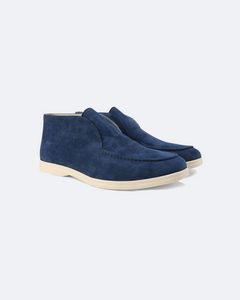 Enno – High-Top Loafer Herren Wildleder Stylisch Bequem in Blau