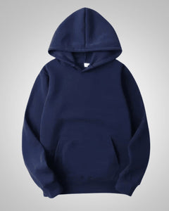 Aiden | Herren Lässiger Oversized Pullover mit Kapuze in Marineblau