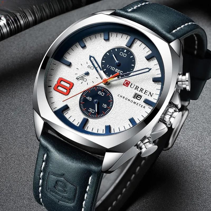 Wasserdichte Militär-Chronographen-Sportuhr