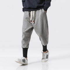 Ayu | Winter-Haremhose in Hellgrau