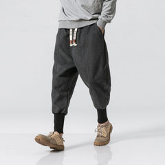 Ayu | Winter-Haremhose in Dunkelgrau