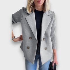 Arlisse – Blazer mit Doppelreiher in Grau