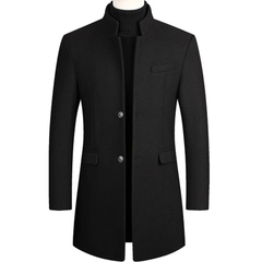 Eleganter Mantel für Herren - Banjo in Schwarz