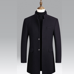 Eleganter Mantel für Herren - Banjo in Marineblau
