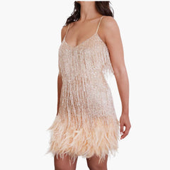 Adriana | Stylisches Cocktailkleid in Rosegold