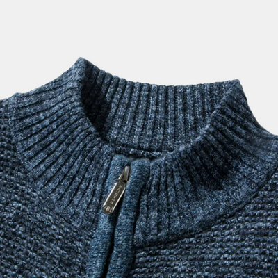 Uffe - Strickjacke mit Stehkragen