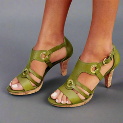 Nymara | Elegante Sandalen mit Komfort in Grün