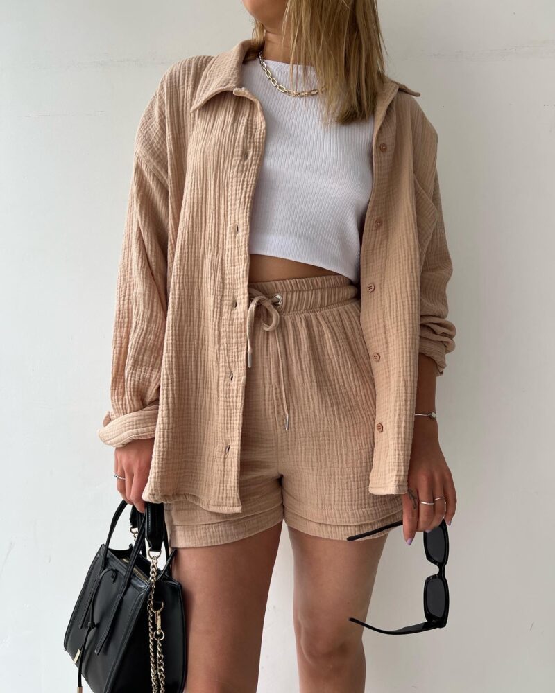 Sommer-Set mit Knöpfen für Damen