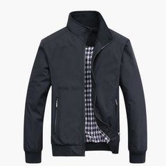 Lennard | Herren Casual Bomberjacke in Schwarz