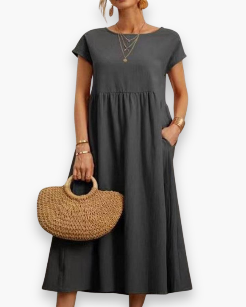Damen Elegantes Sommer Maxikleid | Lange Kleider für Warme Tage