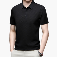 Raphael | Poloshirt in Schwarz