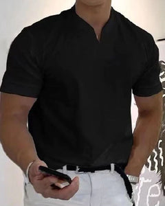Zeno | Sportliches Herren Shirt in Schwarz