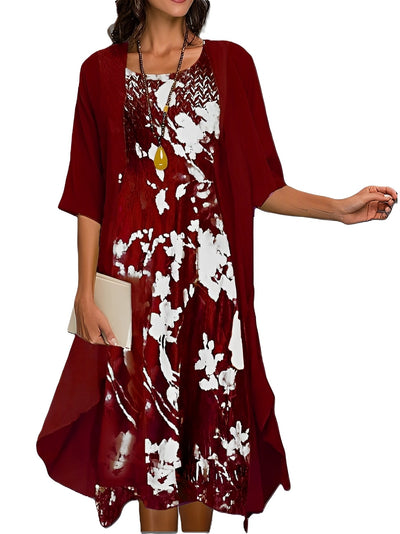 Gladys - Elegantes Midi-Abendkleid-Set für Damen