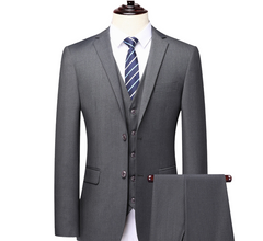 Herren Formelle Hochzeitsgast Anzug | Dreiteiliges in Grau