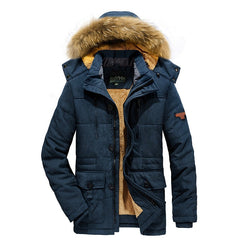 Nicolas | Winter Herrenjacke in Königsblau