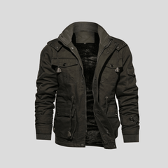 Vian® | Hunter Jacke in Armeegrün