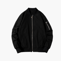 Timo | Premium Bomberjacke für Herren in Schwarz