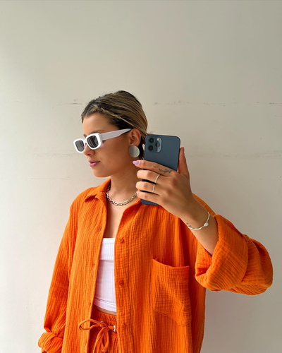 Sommer-Set mit Knöpfen für Damen