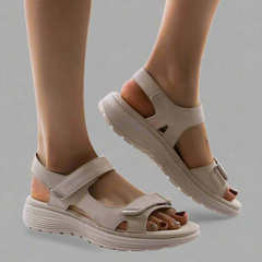 Wilhelmine | Orthopädische Sandalen mit premium Komfort für Damen in Beige