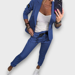 Verena – Zweiteiliges Set mit stillvoller Leichtigkeit in Blau