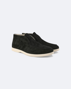 Enno – High-Top Loafer Herren Wildleder Stylisch Bequem in Schwarz