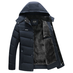 Fleece-Parka - LOTHAR in Marineblau