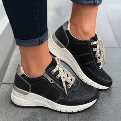 Louise™ | Orthopädische Turnschuhe in Schwarz