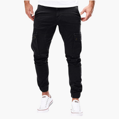 Bequeme Herren Cargo Jogger - Stilvolles Design für Jeden Anlass in Schwarz