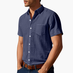 Dominik | Stilvolles Hemd in Marineblau