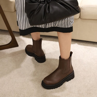 Chunky Sohle Stiefeletten für Damen