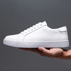 Saint -Tropez Lederschuhe in Weiß