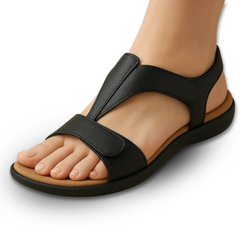 Elize™ | Orthopädische Ledersandalen aus hochwertigem Material in Schwarz