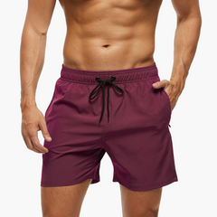 Schnelltrocknende Stretchshorts für Herren - Ideal für Sport & Freizeit in Weinrot