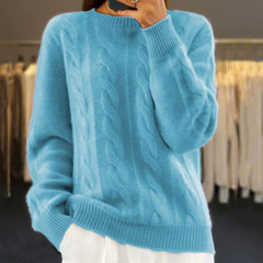 ASTRID – Premium Strickpullover für den Winter in Blau