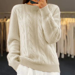 ASTRID – Premium Strickpullover für den Winter in Beige