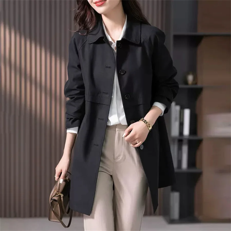 Damen Wasserdichter Trenchcoat | Lässig