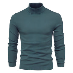 Carson - Stilvoller Rollkragenpullover in Blau