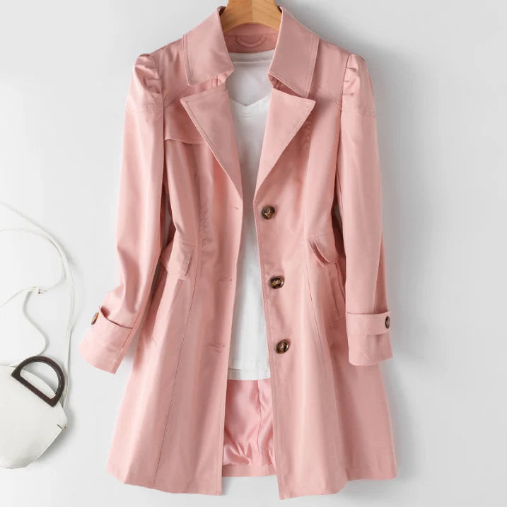 Damen Trenchcoat mit Kapuze | Winter