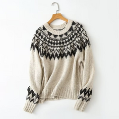 WARMER WOLLPULLOVER | WEICHER, WARMER KOMFORT in Beige