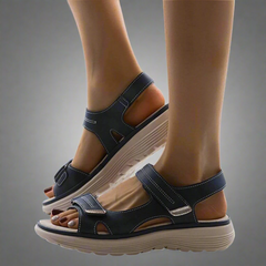 Wilhelmine | Orthopädische Sandalen mit premium Komfort für Damen in Blau