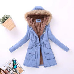 Zephyra - Die kuscheligste und bequemste Jacke mit Fleece in Jeansblau