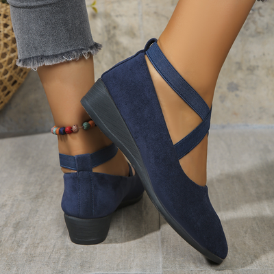 Luvinia - Bequeme Keilabsatzschuhe für Damen